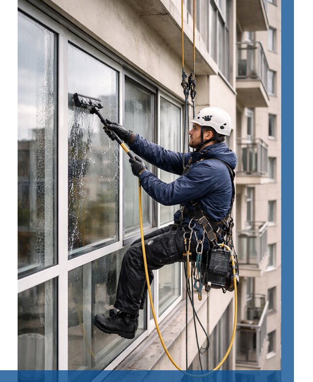 Мойка балконного остекления в Кропоткине от 3801 р. | ВЫСОТНИК-Крп