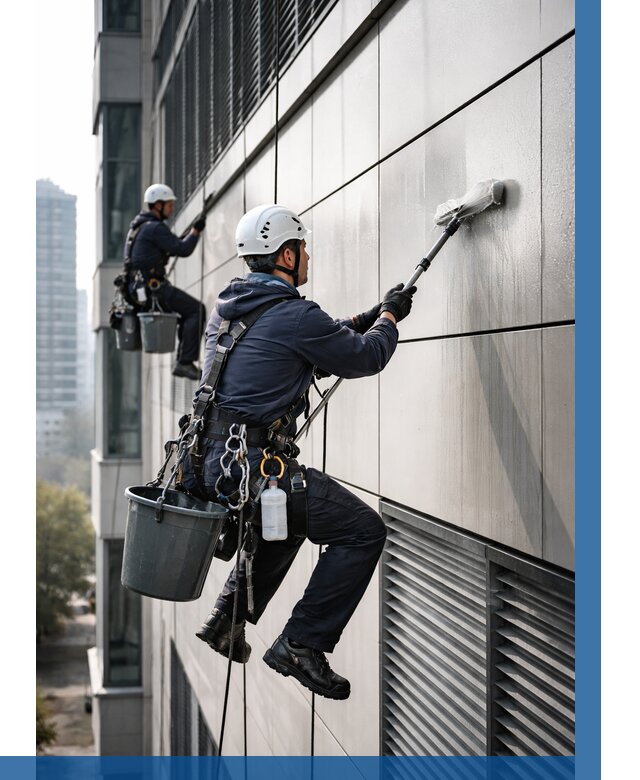 Мойка вентилируемого фасада в Кропоткине от 271 р. | ВЫСОТНИК-Крп