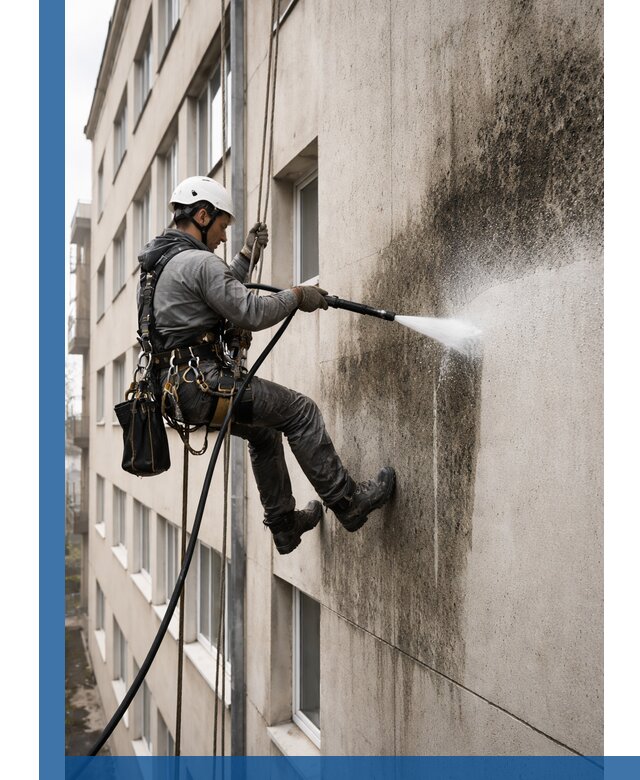 Профессиональная очистка фасадов от плесени в Кропоткине