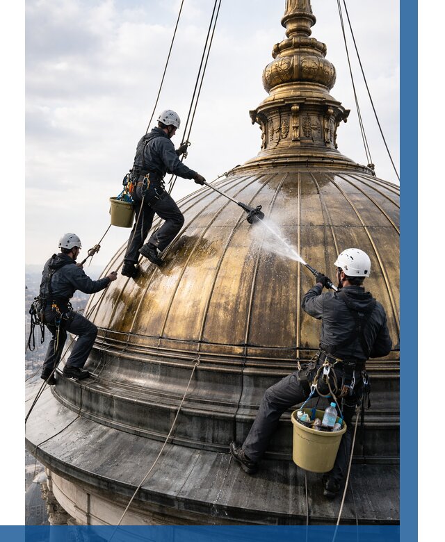 Мойка куполов и шпилей в Кропоткине от 8687 р. - заказать | ВЫСОТНИК-Крп