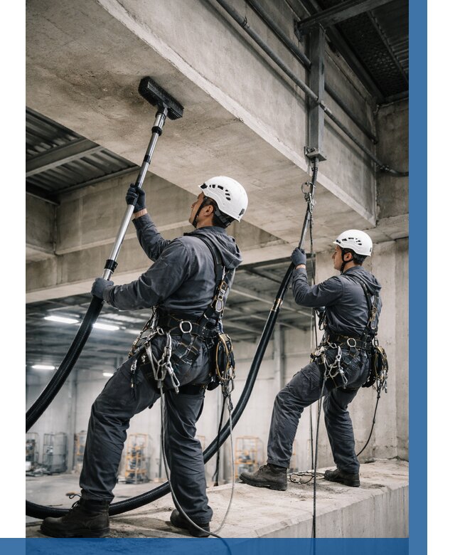 Обеспыливание потолочных конструкций в Кропоткине от 271 р. |ВЫСОТНИК-Крп