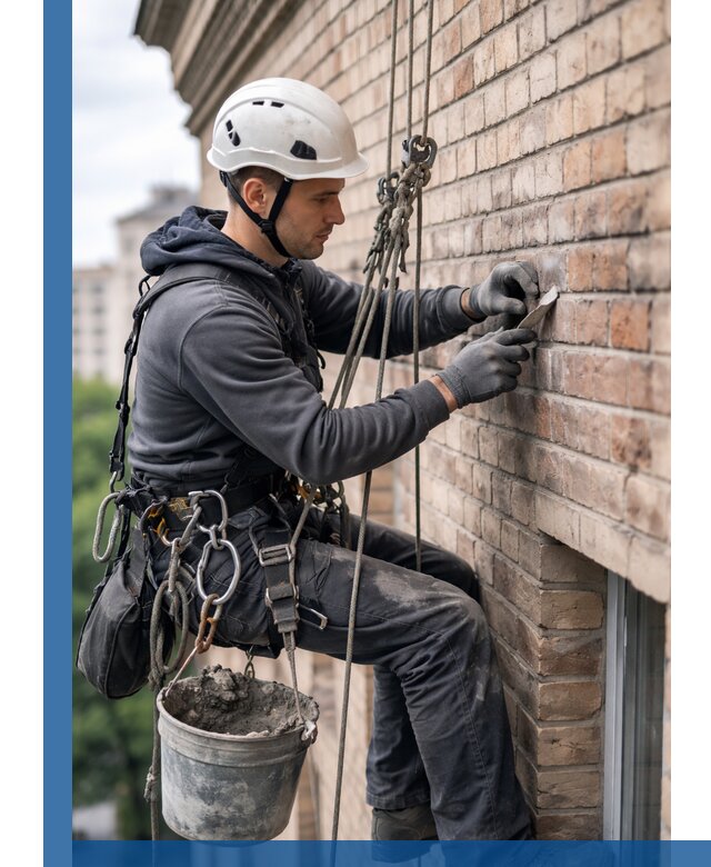 Качественный ремонт кирпичной кладки фасада в Кропоткине с гарантией