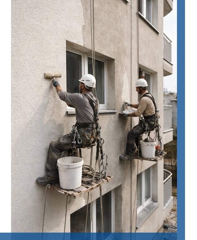 Нанесение короеда на фасад в Кропоткине от 489 р. | ВЫСОТНИК-Крп