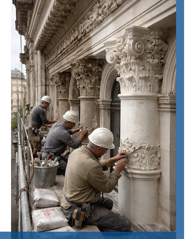 Реставрация фасадной лепнины в Кропоткине от 2715 р. | ВЫСОТНИК-Крп