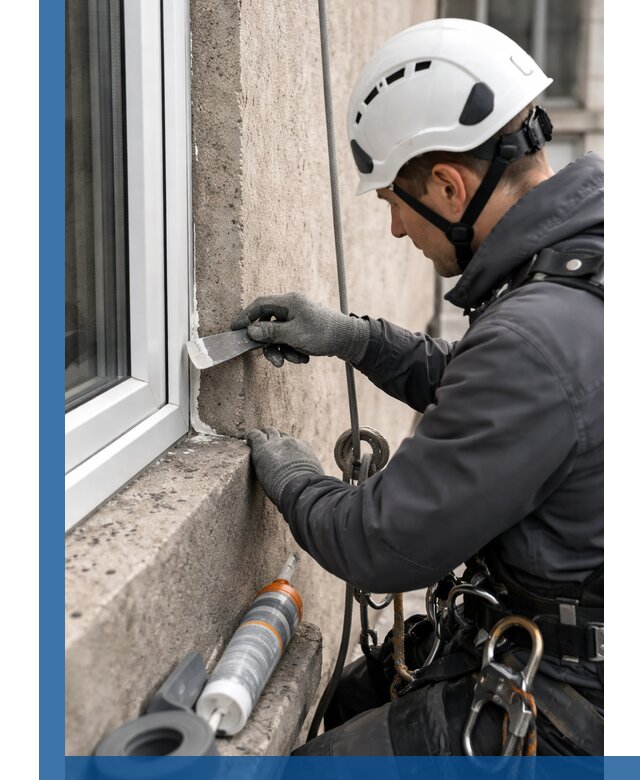 Герметизация монтажных швов окон в Кропоткине с гарантией качества