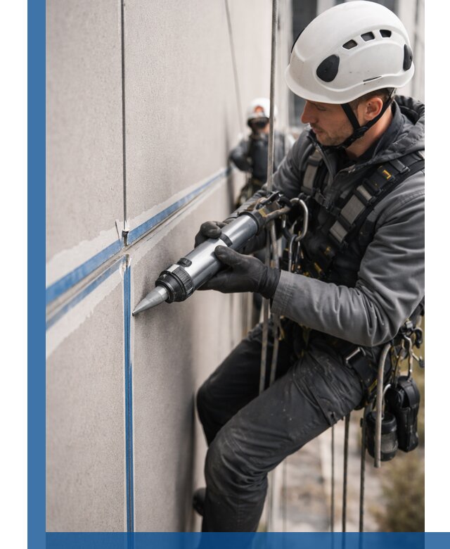 Герметизация стыков фасадных панелей в Кропоткине качественно и быстро