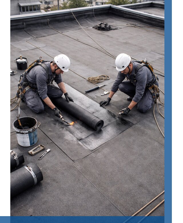 Ремонт мягкой кровли под ключ в Кропоткине от 760 р. | ВЫСОТНИК-Крп