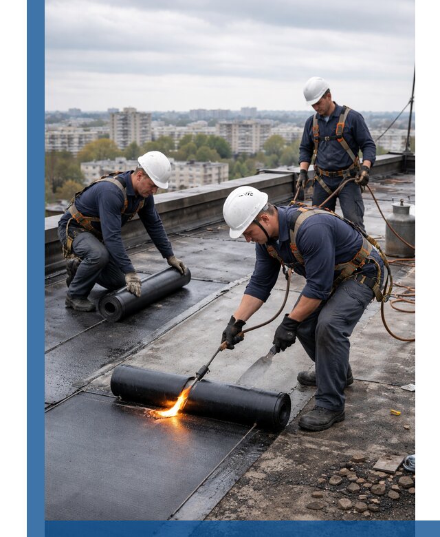 Ремонт наплавляемой кровли в Кропоткине качественно и надежно