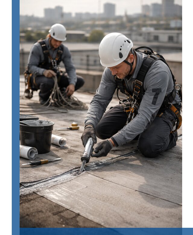 Аварийное и капитальное устранение протечек кровли в Кропоткине