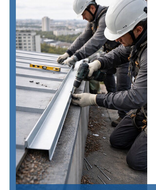 Монтаж капельника на кровле в Кропоткине с гарантией качества