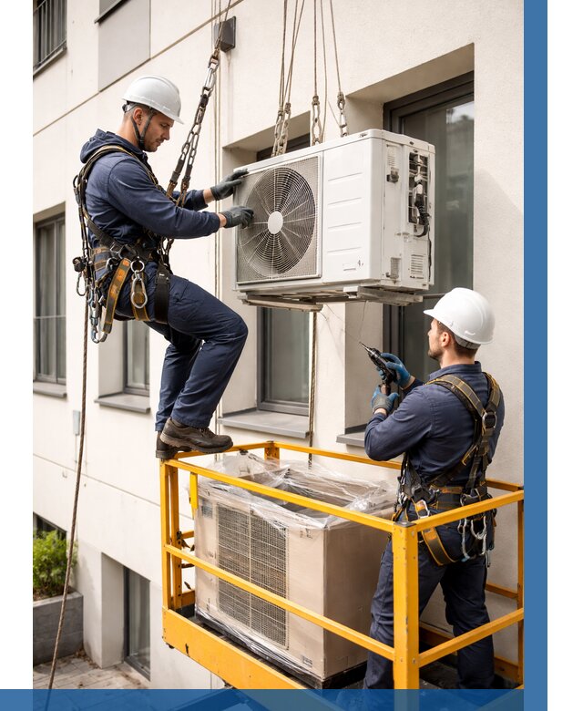 Демонтаж внешнего блока кондиционера в Кропоткине от 3801 р. | ВЫСОТНИК-Крп