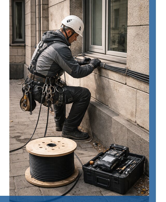 Прокладка оптоволоконного кабеля в Кропоткине от 869 р. | ВЫСОТНИК-Крп