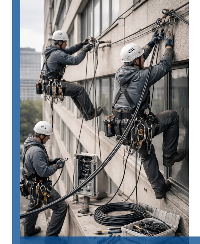 Прокладка оптоволоконного кабеля в Кропоткине под ключ с тестированием