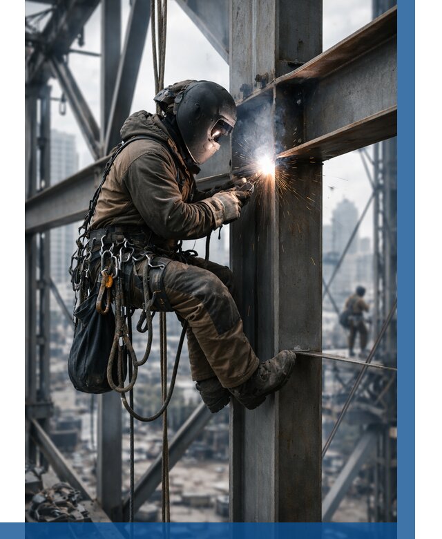 Высотные сварочные работы в Кропоткине от 3801 р. | ВЫСОТНИК-Крп