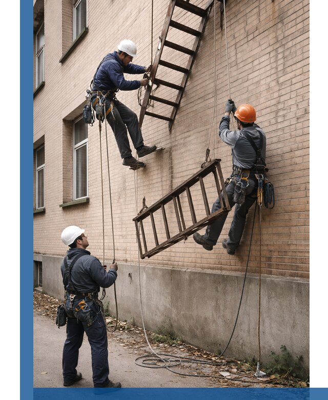 Демонтаж пожарной лестницы в Кропоткине быстро и безопасно