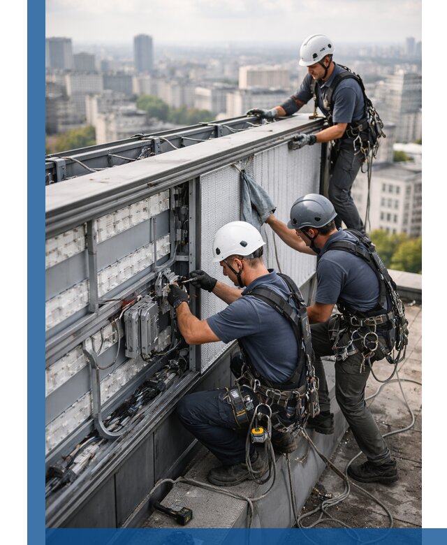 Профессиональное обслуживание крышной рекламы в Кропоткине под ключ