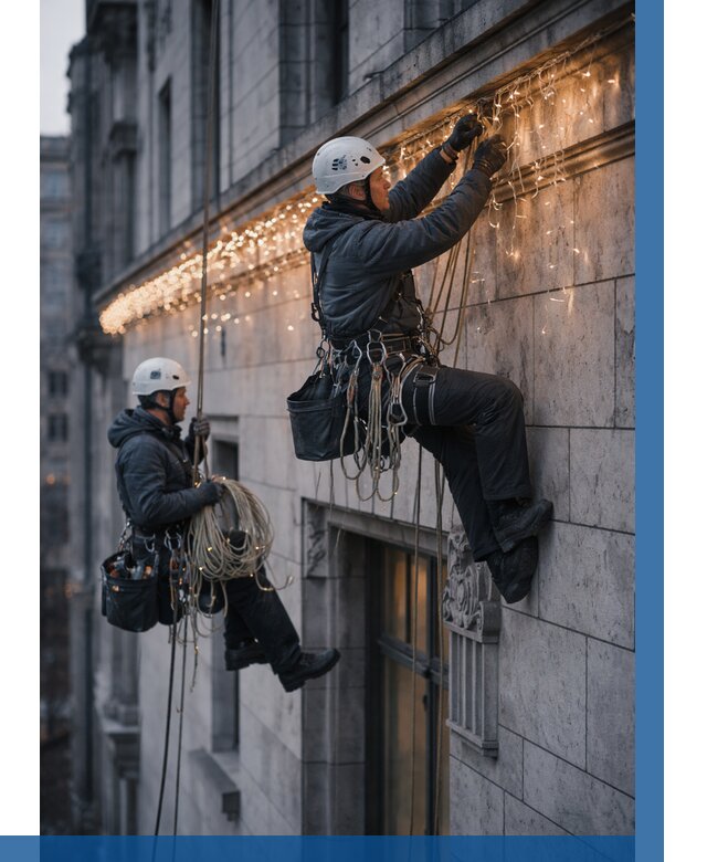 Монтаж новогодней иллюминации в Кропоткине от 9230 р. | ВЫСОТНИК-Крп