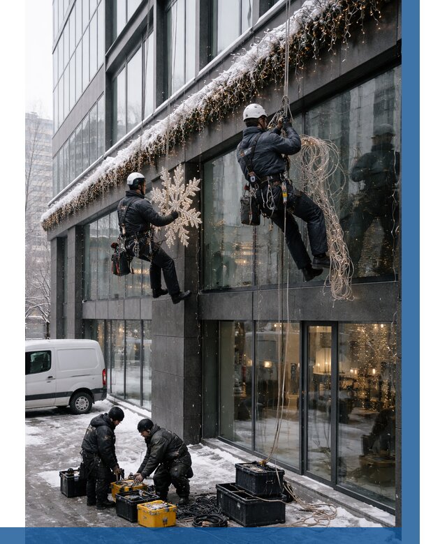 Демонтаж новогоднего оформления в Кропоткине от 5972 р. | ВЫСОТНИК-Крп