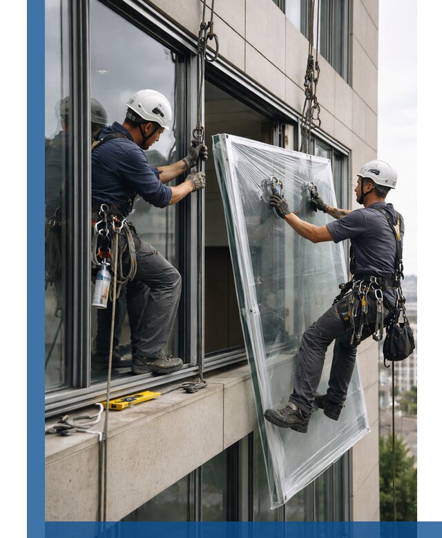 Профессиональная замена стекла в витраже в Кропоткине с гарантией