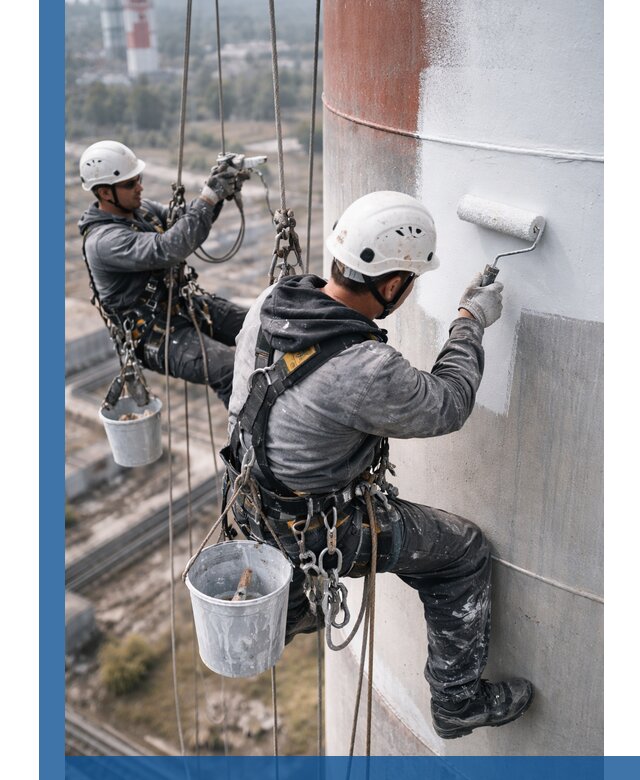 Покраска дымовых труб в Кропоткине: антикоррозийная защита и восстановление