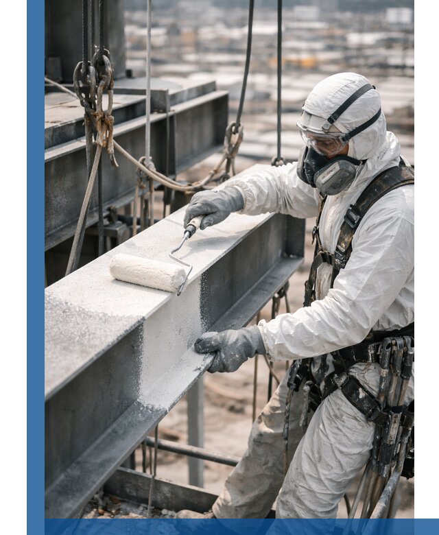 Профессиональная огнезащитная обработка металлоконструкций в Кропоткине