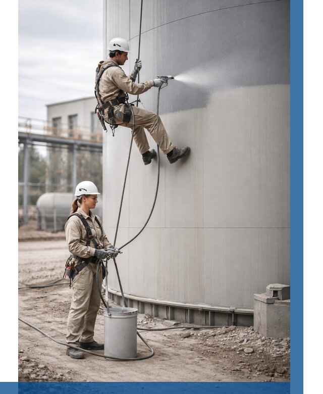 Покраска резервуаров в Кропоткине от 1303 р. | ВЫСОТНИК-Крп — заказать