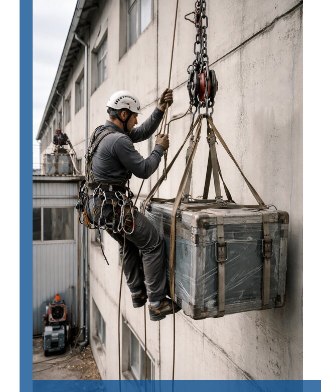 Подъем грузов на высоту в Кропоткине для промышленных объектов