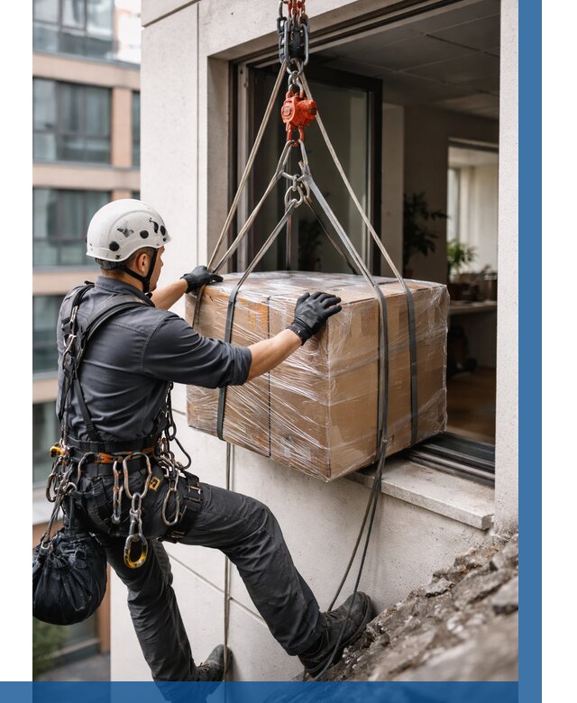 Подъем груза через окно в Кропоткине от 4887 р. | ВЫСОТНИК-Крп