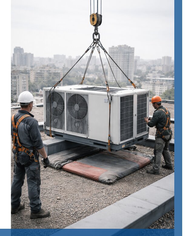 Подъем груза на крышу в Кропоткине от 5430 р. | ВЫСОТНИК-Крп заказать