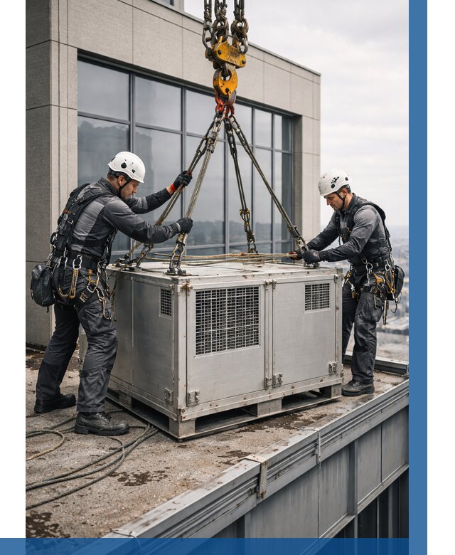 Такелажные работы на высоте в Кропоткине от 8687 р. | ВЫСОТНИК-Крп