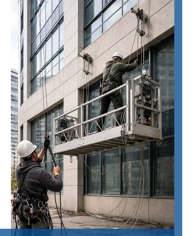 Монтаж и подъем фасадной люльки в Кропоткине от 13031 р. | ВЫСОТНИК-Крп