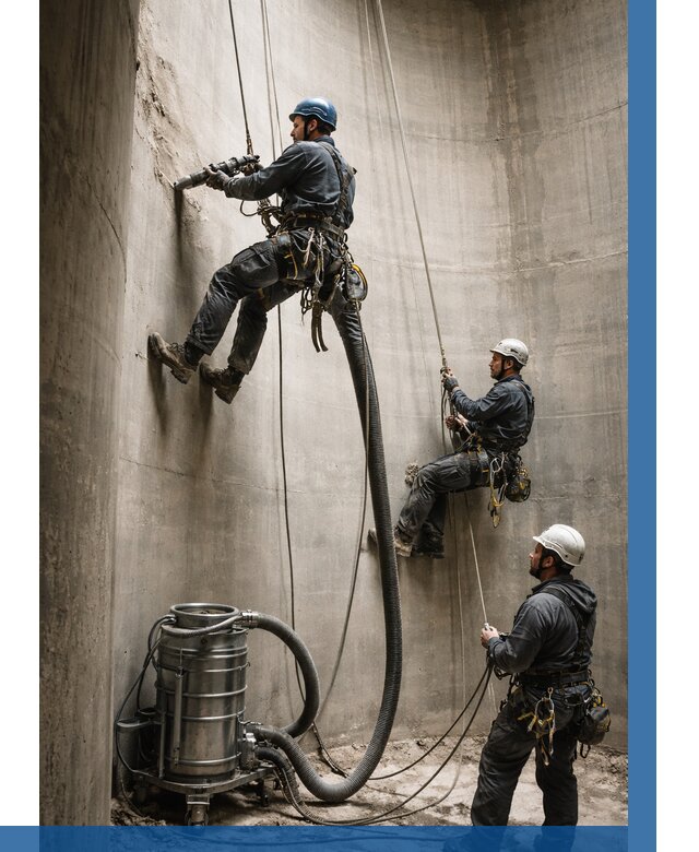 Зачистка силосов в Кропоткине от 4887 р. Договор и смета ВЫСОТНИК-Крп