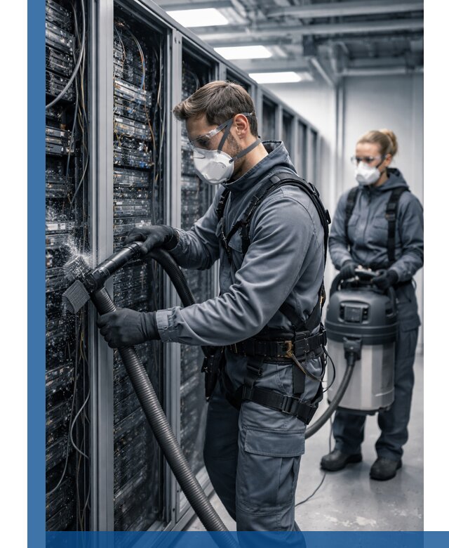 Обеспыливание серверной комнаты в Кропоткине, профессиональная очистка