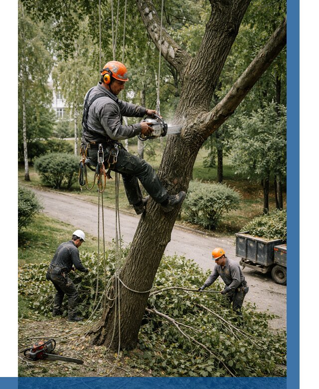 Кронирование деревьев в Кропоткине от 7058 р. | ВЫСОТНИК-Крп