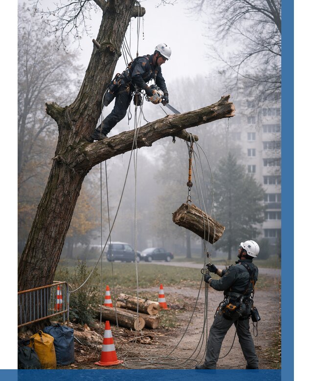 Удаление аварийных деревьев в Кропоткине от 16289 р. | ВЫСОТНИК-Крп