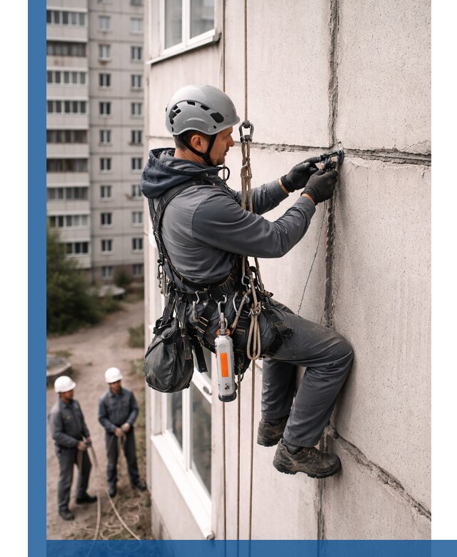Обследование межпанельных швов и герметизация в Кропоткине